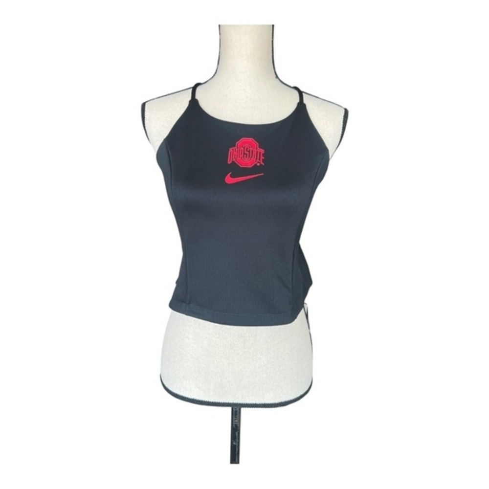 Nike Black Ohio State Buckeye Tank Top with Red Emblem Size XS